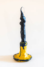 Load image into Gallery viewer, DUNGEON GOODS | YELLOW AND BLUE CANDLE HOLDER