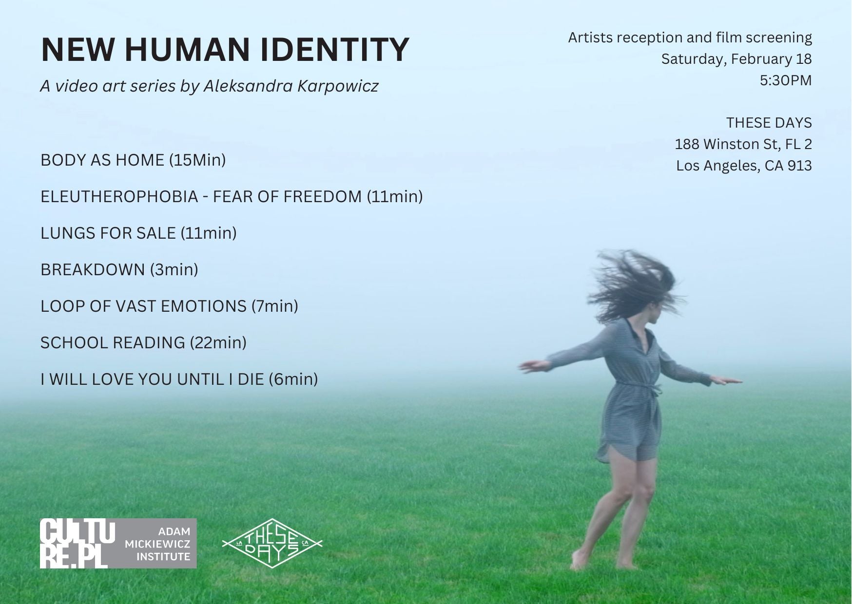 NEW HUMAN IDENTITY | a video art series by Aleksandra Karpowicz