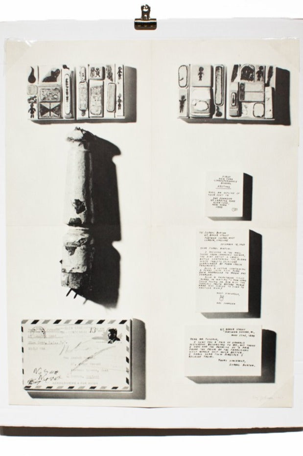 RAY JOHNSON New York Correspondence School Vintage Exhibition Post