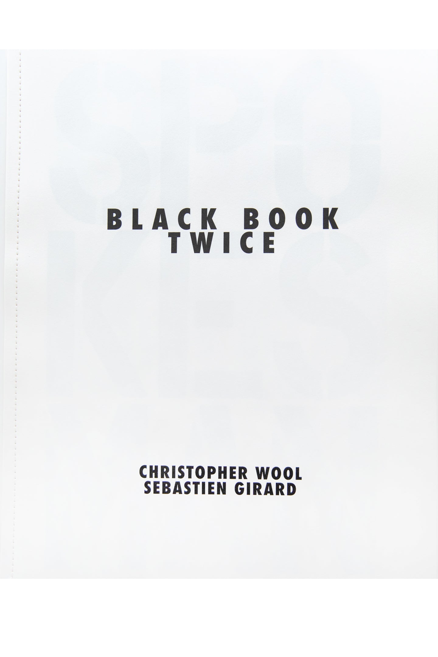 BLACK BOOK TWICE