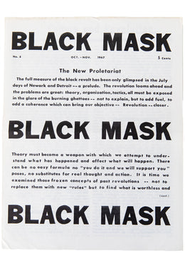 BLACK MASK | No. 8