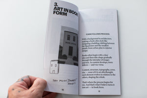 BOOKS AS ART PRACTICE