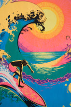Load image into Gallery viewer, CURL SURFER | Blacklight Poster