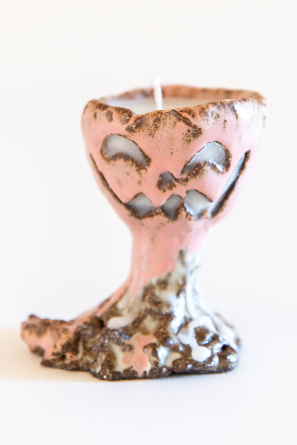 DUNGEON GOODS | PINK MELTED CHALICE CANDLEHOLDER