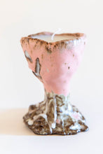 Load image into Gallery viewer, DUNGEON GOODS | PINK MELTED CHALICE CANDLEHOLDER
