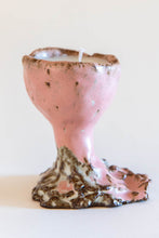 Load image into Gallery viewer, DUNGEON GOODS | PINK MELTED CHALICE CANDLEHOLDER