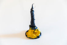 Load image into Gallery viewer, DUNGEON GOODS | YELLOW AND BLUE CANDLEHOLDER