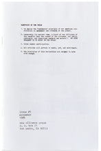 Load image into Gallery viewer, MANIFESTO OF THE PROLE | Issue #1 | Reprint