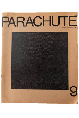 PARACHUTE Revue D'art Contemporain No. 9