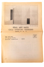 Load image into Gallery viewer, REAL ART WAYS | Gala Opening Weekend Schedule