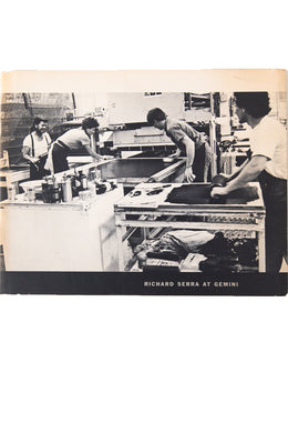 RICHARD SERRA AT GEMINI 1980-1981