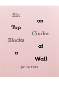 SIX CINDER BLOCKS ON TOP OF A WALL