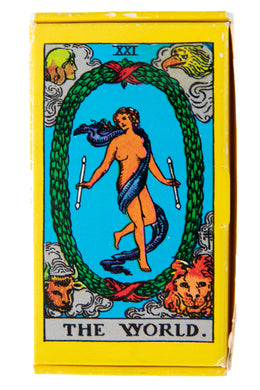 VINTAGE MINIATURE RIDER WAITE TAROT DECK