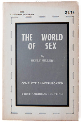 THE WORLD OF SEX