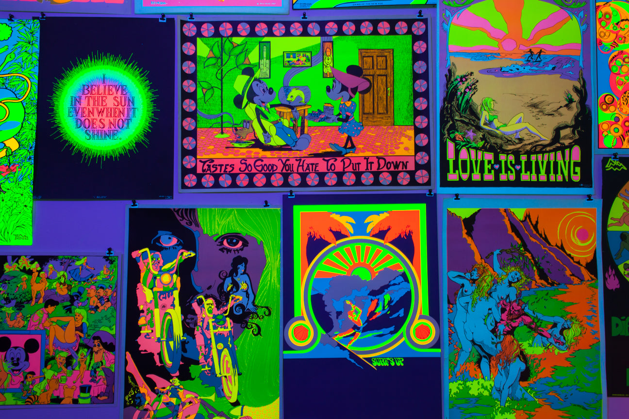 DILATED PUPILS | A Group Show of Contemporary and Classic Blacklight Art