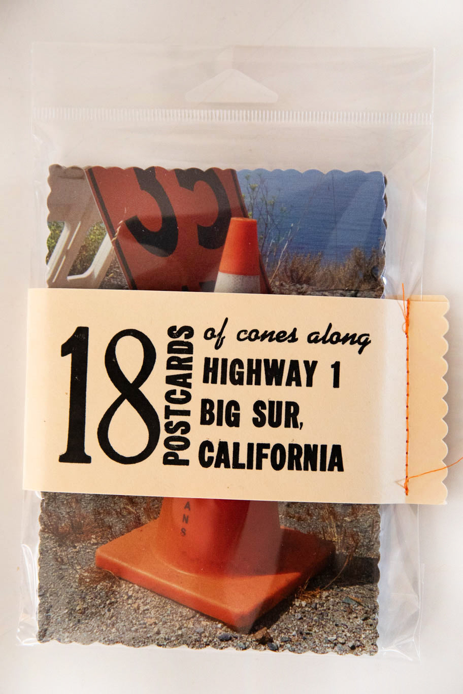 18 POSTCARDS OF CONES ALONG HIGHWY 1 BIG SUR CALIFORNIA