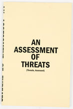 Load image into Gallery viewer, AN ASSESSMENT OF THREATS | Threats, Assessed