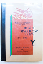 Load image into Gallery viewer, A Bibliography Of The Black Sparrow Press 1966-1978