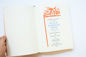 A Bibliography Of The Black Sparrow Press 1966-1978