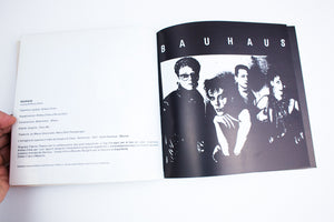 BAUHAUS LYRIC BOOK | Italian and English