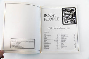BOOK PEOPLE | Fall 1971