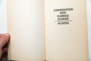 CONVERSATIONS WITH ELDRIDGE CLEAVER | Algiers