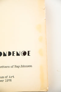 CORRESPONDENCE | An Exhibition of the Letters of Ray Johnson