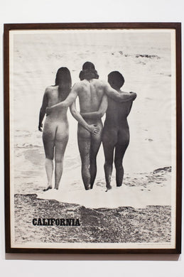 CALIFORNIA | FRAMED VINTAGE LITHO