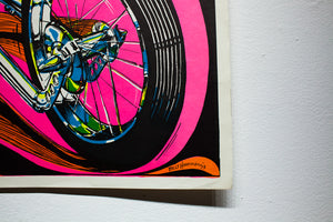 DEMON CHOPPER | Vintage Blacklight Poster