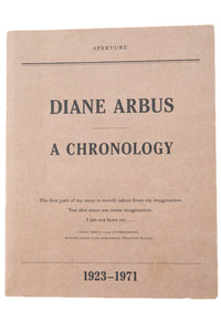 DIANE ARBUS | A Chronology 1923-1971