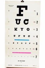 Load image into Gallery viewer, OP-EYE CHART POSTER | No. 01