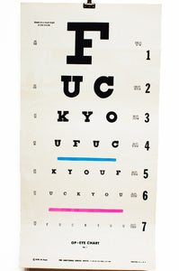 OP-EYE CHART POSTER | No. 01