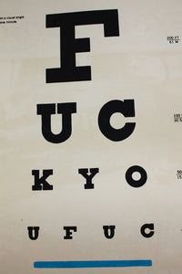 OP-EYE CHART POSTER | No. 01