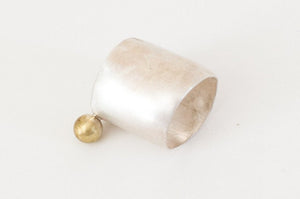 Sterling and Brass Ring