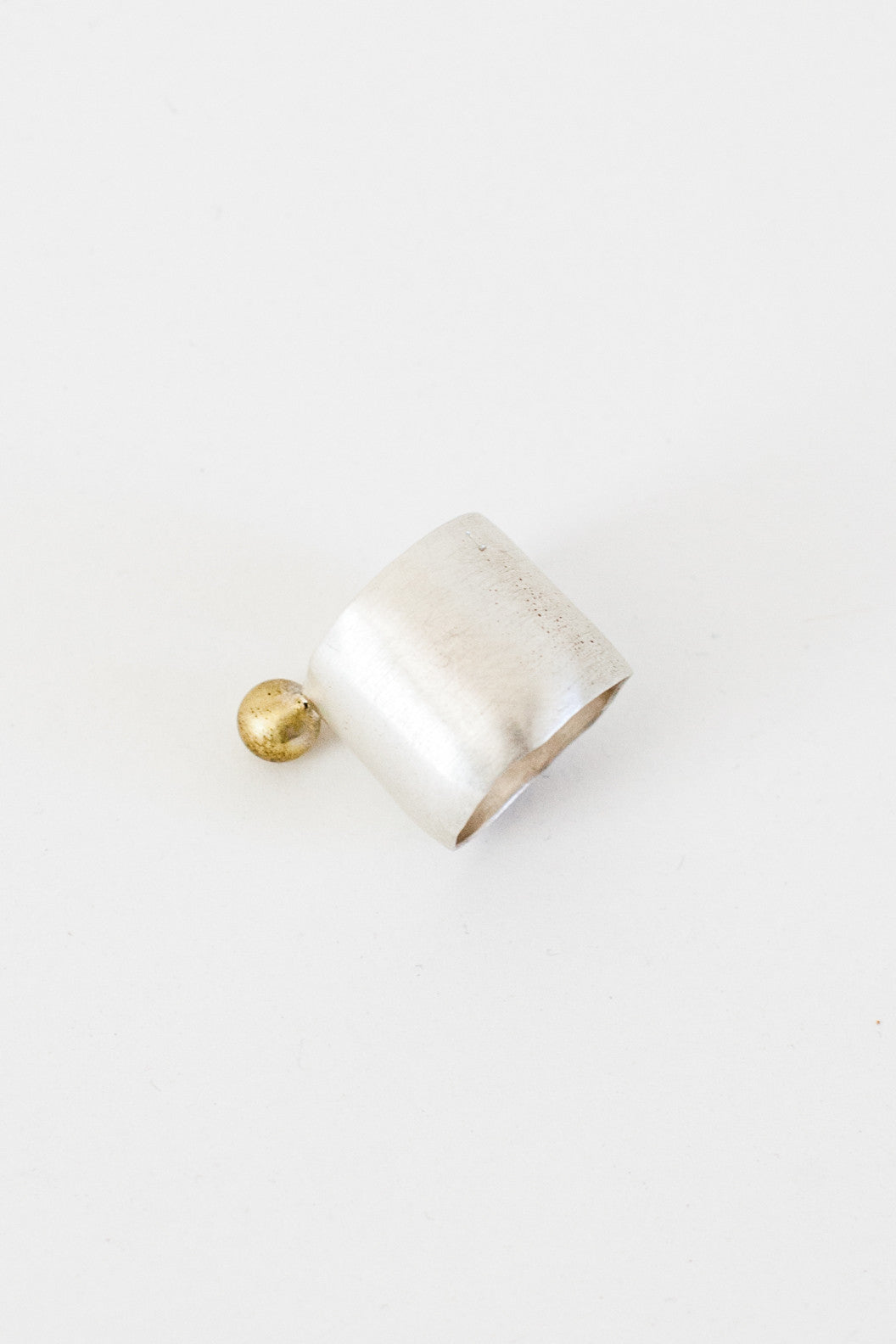 Sterling and Brass Ring