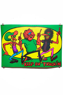 FREAK BROS | Keep On Truckin | Blacklight Poster