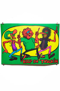 FREAK BROS | Keep On Truckin | Blacklight Poster