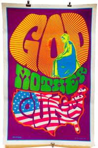 GOD MOTHER COUNTRY | Vintage Blacklight Poster