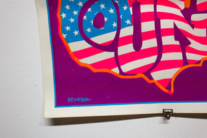 GOD MOTHER COUNTRY | Vintage Blacklight Poster