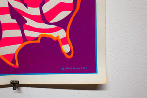 GOD MOTHER COUNTRY | Vintage Blacklight Poster