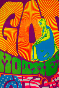 GOD MOTHER COUNTRY | Vintage Blacklight Poster