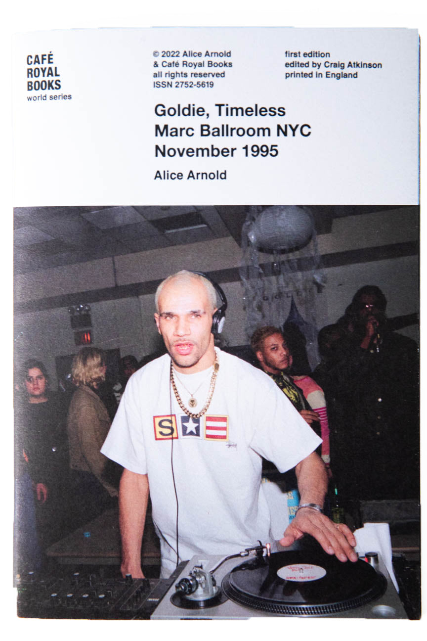GOLDIE, TIMELESS MARC BALLROOM, NYC NOVEMBER 1995