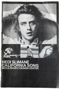 HEDI SLIMANE CALIFORNIA SONG