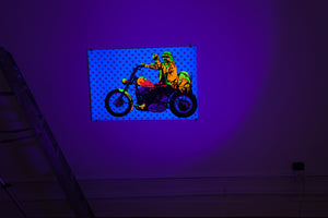 HOPPERFINGER | EASY RIDER | Vintage Blacklight Poster