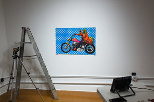 HOPPERFINGER | EASY RIDER | Vintage Blacklight Poster