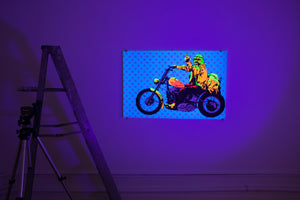 HOPPERFINGER | EASY RIDER | Vintage Blacklight Poster