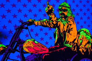 HOPPERFINGER | EASY RIDER | Vintage Blacklight Poster