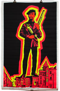 HUEY P. NEWTON | Vintage Blacklight Poster