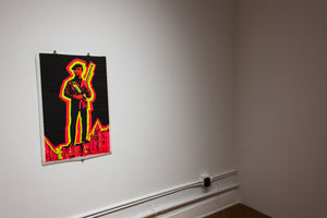 HUEY P. NEWTON | Vintage Blacklight Poster