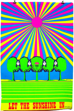 LET THE SUNSHINE IN | blacklight poster